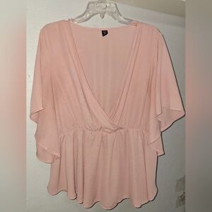 SHEIN Blush Pink Blouse 2XL
